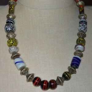 Vintage Karla Jordan Mixed Material Bead Beaded